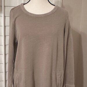 Cute - JJill Tonal Dyed Sweatshirt Tunic - Size M